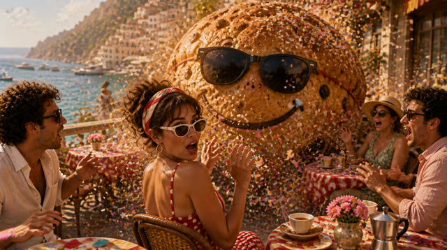 Scene 16 - The Giant Panettone