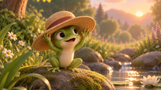 Scene 3 - La Grenouille et le Grand Chapeau