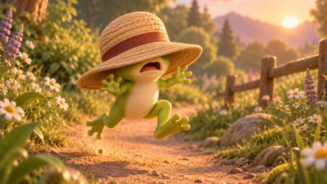 Scene 5 - La Grenouille et le Grand Chapeau