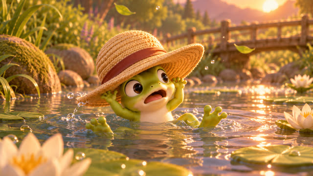 Scene 10 - La Grenouille et le Grand Chapeau