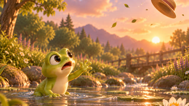 Scene 13 - La Grenouille et le Grand Chapeau