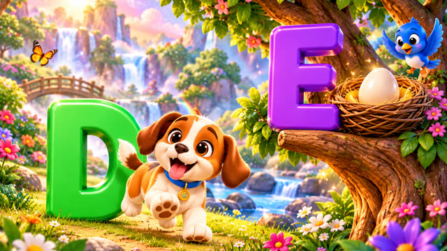 Scene 9 - ABC Adventure! – Let’s Learn Our Letters A to Z! 🎶