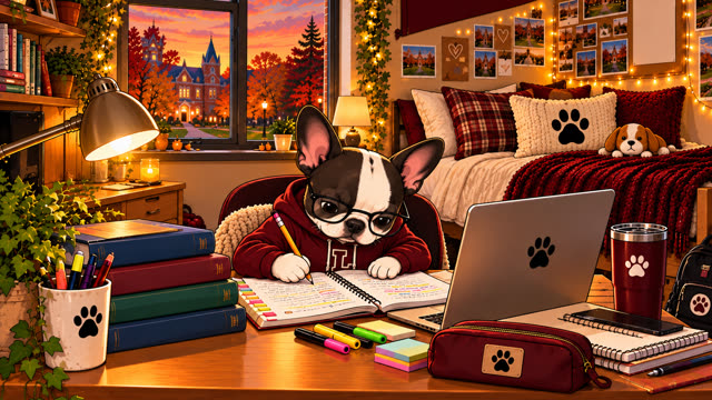 Scene 1 - Late Night Study Session