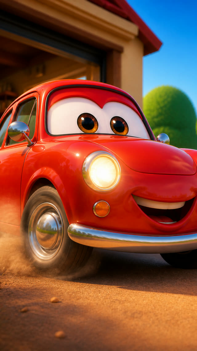 Scene 3 - The Little Red Car