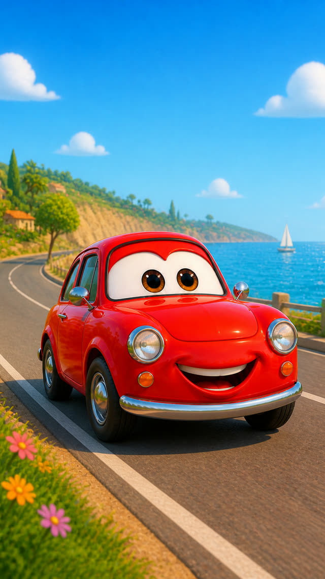 Scene 7 - The Little Red Car