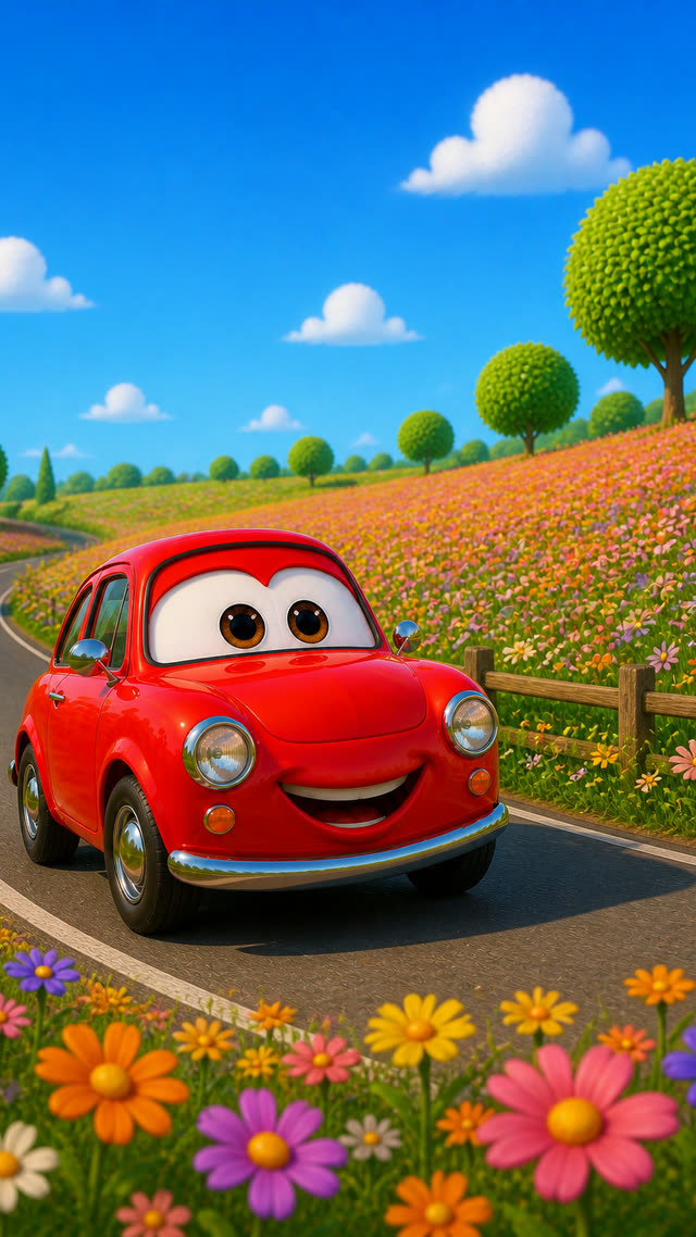 Scene 12 - The Little Red Car