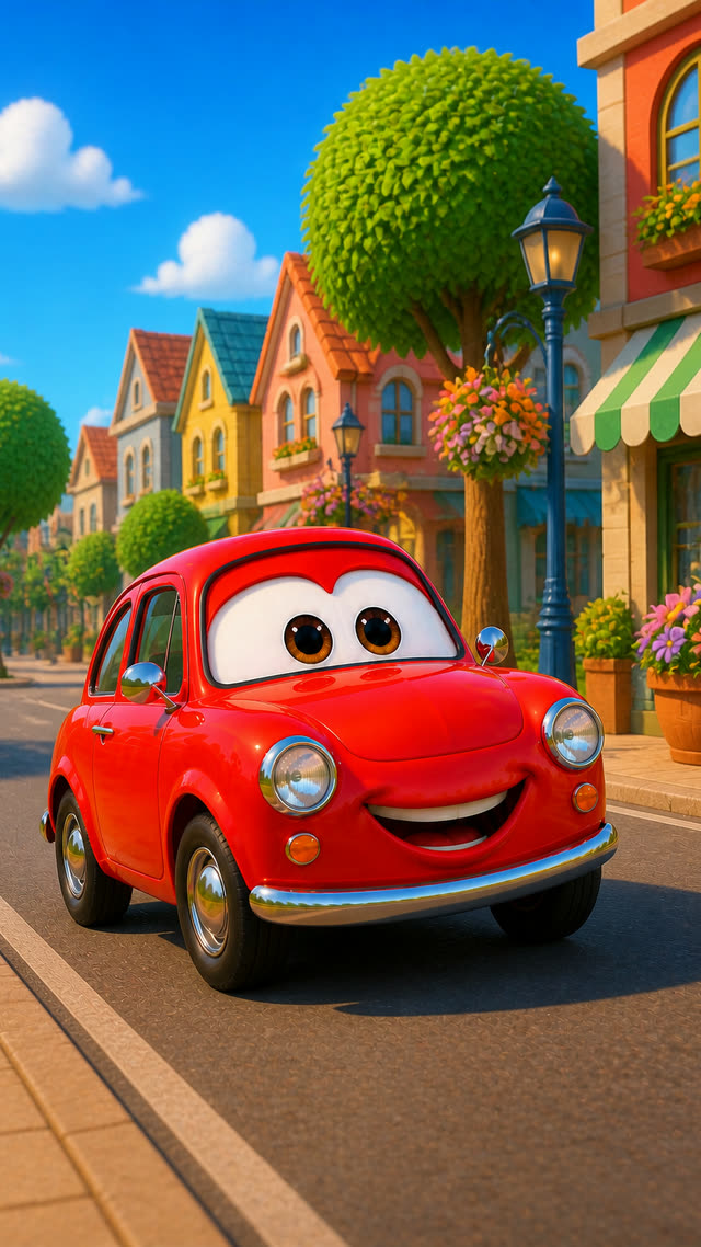 Scene 13 - The Little Red Car