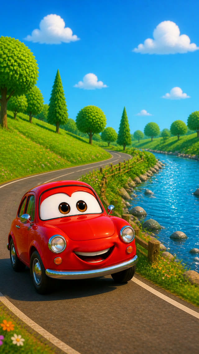 Scene 14 - The Little Red Car