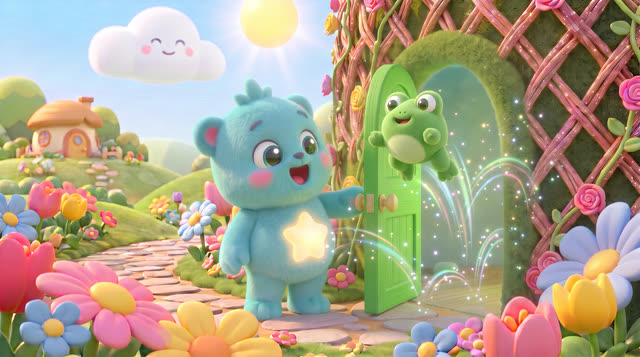 Scene 11 - The Magic Rainbow Door