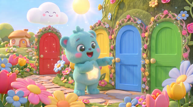 Scene 12 - The Magic Rainbow Door