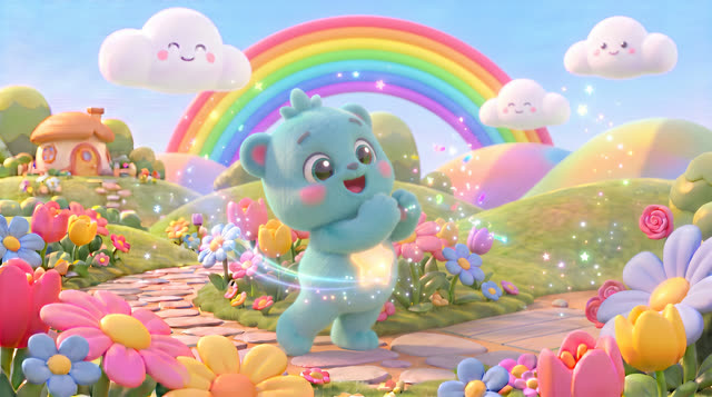 Scene 16 - The Magic Rainbow Door