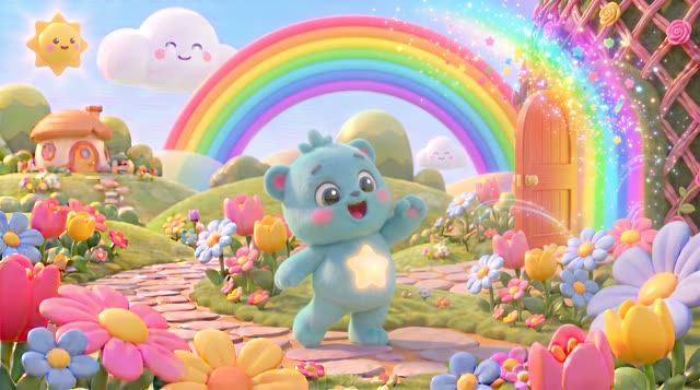 Scene 17 - The Magic Rainbow Door