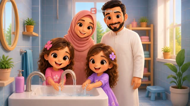 Scene 6 - جودي وجنة يقولان بسم الله