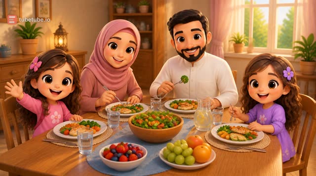Scene 10 - جودي وجنة يقولان بسم الله