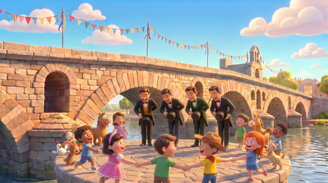 Scene 11 - Sur le Pont d'Avignon