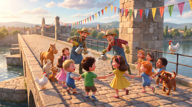 Scene 14 - Sur le Pont d'Avignon