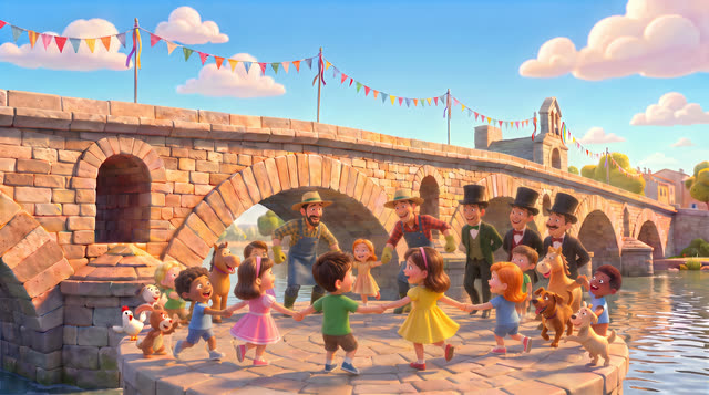 Scene 16 - Sur le Pont d'Avignon