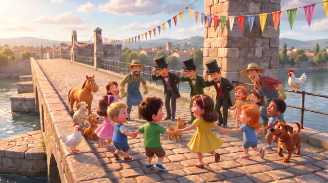 Scene 17 - Sur le Pont d'Avignon
