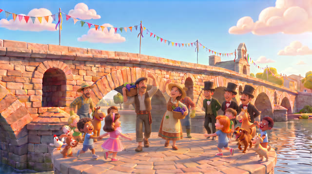 Scene 22 - Sur le Pont d'Avignon