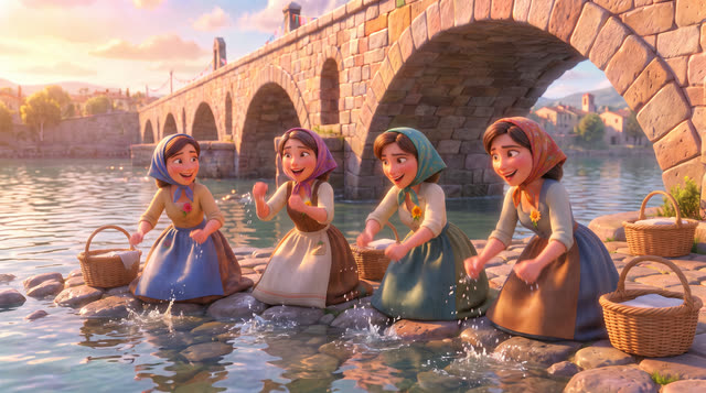 Scene 26 - Sur le Pont d'Avignon