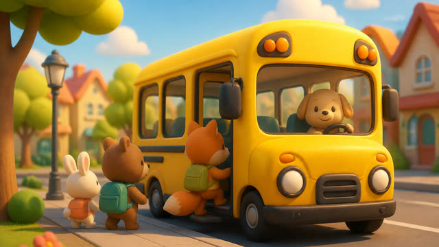 Scene 1 - The Little Yellow Bus