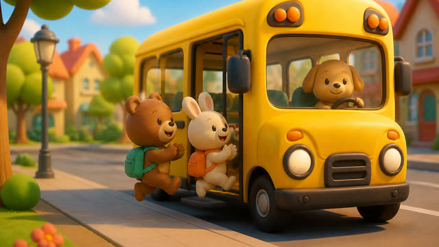 Scene 3 - The Little Yellow Bus