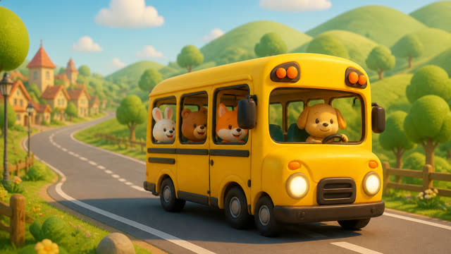 Scene 5 - The Little Yellow Bus