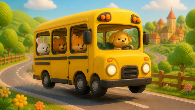 Scene 9 - The Little Yellow Bus