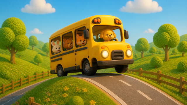 Scene 14 - The Little Yellow Bus