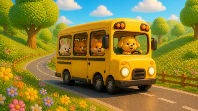 Scene 22 - The Little Yellow Bus