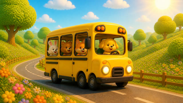 Scene 24 - The Little Yellow Bus