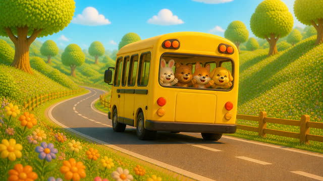 Scene 25 - The Little Yellow Bus