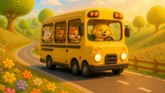 Scene 26 - The Little Yellow Bus