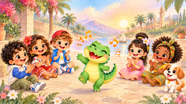 Scene 12 - Ah ! Les Crocodiles | Lala Kids Planet
