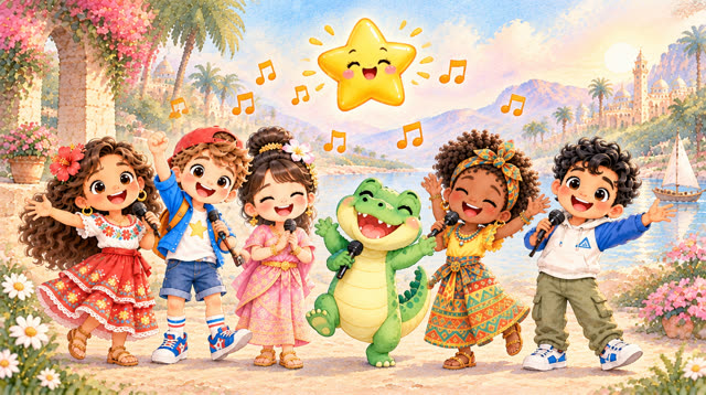 Scene 16 - Ah ! Les Crocodiles | Lala Kids Planet