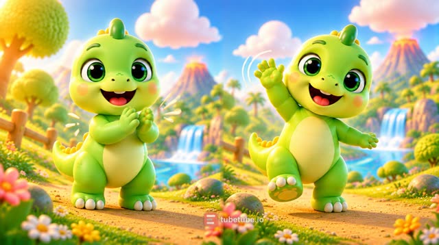Scene 17 - Baby Dino Dance