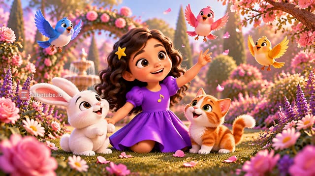 Scene 7 - In the Garden with Little Friends 🦋🌸