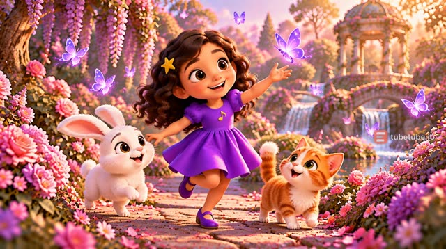 Scene 10 - In the Garden with Little Friends 🦋🌸