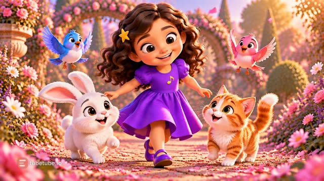 Scene 11 - In the Garden with Little Friends 🦋🌸