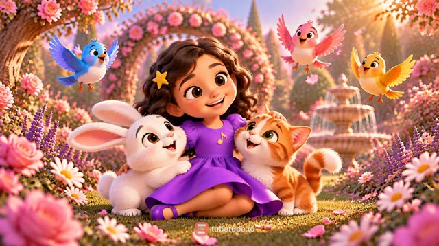 Scene 12 - In the Garden with Little Friends 🦋🌸