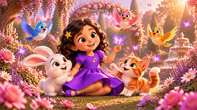 Scene 14 - In the Garden with Little Friends 🦋🌸