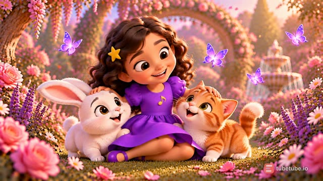 Scene 15 - In the Garden with Little Friends 🦋🌸