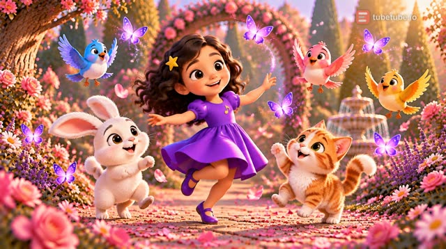 Scene 16 - In the Garden with Little Friends 🦋🌸