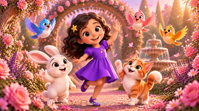 Scene 17 - In the Garden with Little Friends 🦋🌸