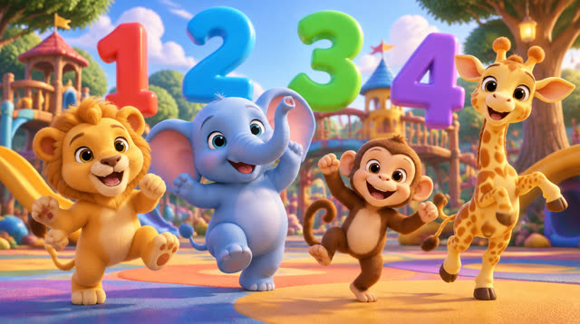 Scene 1 - 🔢🌈 BoboLand – Let's Count 1 to 10! 🎶