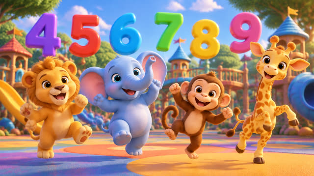 Scene 2 - 🔢🌈 BoboLand – Let's Count 1 to 10! 🎶