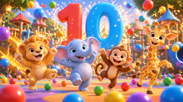 Scene 3 - 🔢🌈 BoboLand – Let's Count 1 to 10! 🎶