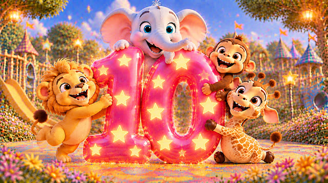 Scene 36 - 🔢🌈 BoboLand – Let's Count 1 to 10! 🎶
