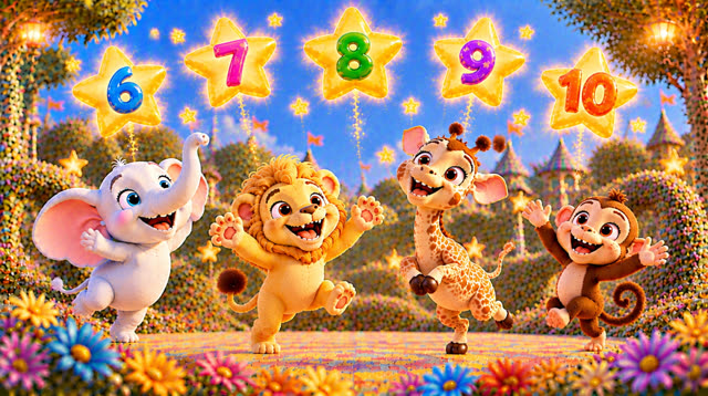 Scene 45 - 🔢🌈 BoboLand – Let's Count 1 to 10! 🎶