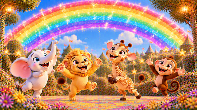 Scene 46 - 🔢🌈 BoboLand – Let's Count 1 to 10! 🎶
